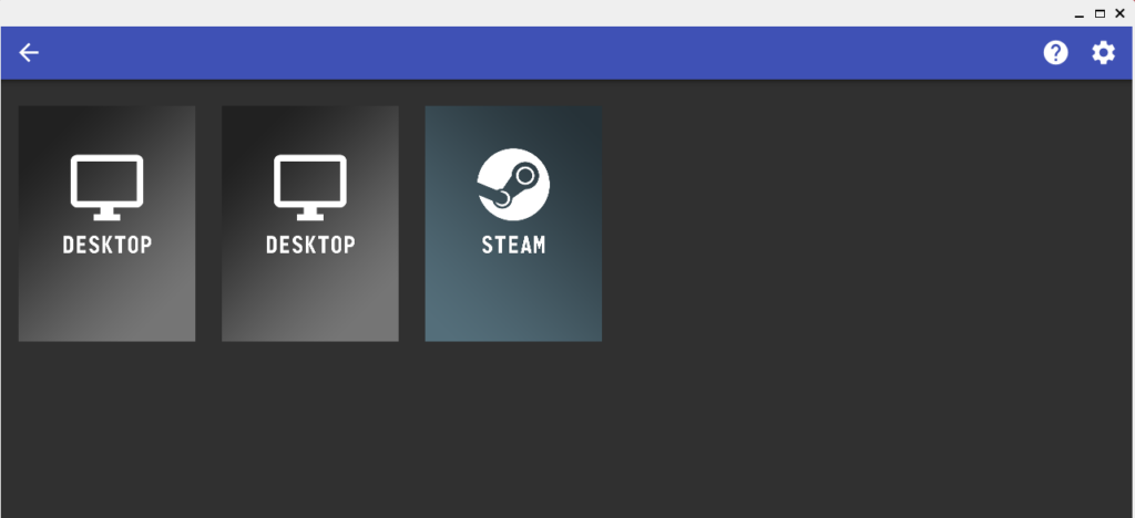 Moonlight mit aufgebauter Verbindung zum Streaming Server